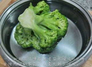 虾仁炒西兰花