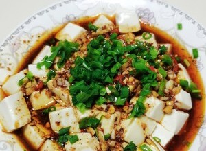 凉拌豆腐/小葱拌豆腐的做法 步骤7