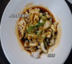 超简单的快手菜 葱香鲍鱼片 下饭菜 低卡的做法 步骤8