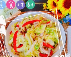 家常༄「炒包菜丝」༄的做法 步骤10