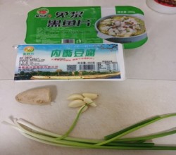 鱼豆花，喝汤啦！