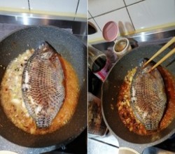 紅燒烏郭魚釀肉燉嫩豆腐的做法 步骤10