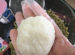 咸味绿豆糍粑（湖北小吃）的做法 步骤10