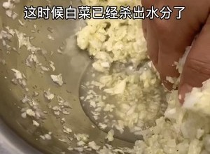 大白菜猪肉香菇饺子馅的做法 步骤12