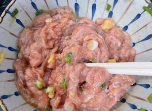 韭菜猪肉馅馄饨的做法 步骤5