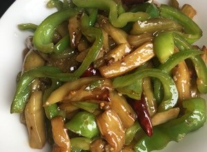 茄子🍆炒青椒的做法 步骤20