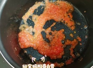 吃一次就爱上的宝宝辅食！西红柿菠菜细汤面（10个月以上婴幼儿辅食）宝宝蔬菜面条！的做法 步骤5