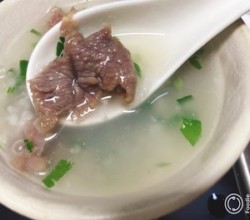 生滚牛肉粥（牛肉嫩滑小窍门）的做法 步骤9