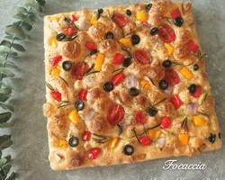 超高颜值天然酵母意大利佛卡夏面包focaccia（附土豆泥版）的做法 步骤12