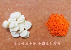 西蓝花胡萝卜鸡肉粥 宝宝健康食谱的做法 步骤4