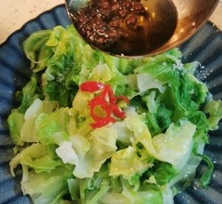 轻食凉拌圆白菜的做法 步骤3