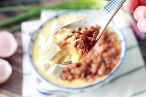 肉沫豆腐蒸水蛋【5月北鼎蒸炖锅食谱】的做法 步骤7