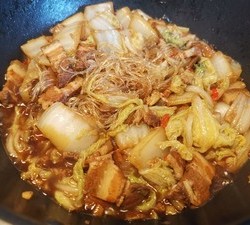 猪肉炖白菜粉丝的做法 步骤8