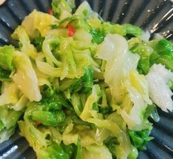 轻食凉拌圆白菜的做法 步骤4