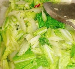 清淡的大白菜炖豆腐的做法 步骤14