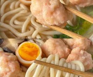 0油低卡！鲜香美味 ｜ 🍜味增虾滑乌冬面的做法 步骤8