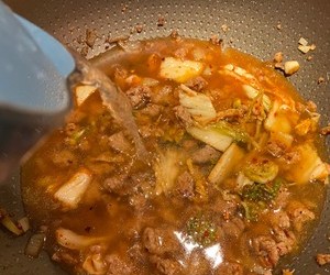 韩国大妈亲授— 韩式泡菜豆腐汤的做法 步骤7