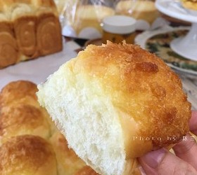 椰蓉小餐包🥯鲜奶椰皇面包🍶无馅料减脂饱腹早餐的做法 步骤9