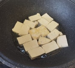 白菜豆腐炖粉条（素）的做法 步骤2