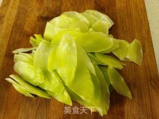 莴笋炒牛肉片