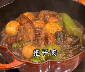 把子肉  土豆丝 酸菜汤  拌黄瓜  清炒西兰花  复刻的做法 步骤7