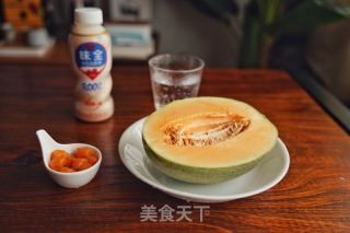 蜜瓜芋圆乳酸饮