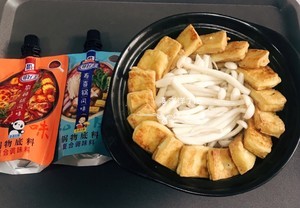 味好美寿喜麻辣菌菇豆腐煲【全能锅底料理】的做法 步骤6