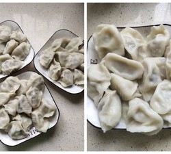 包饺子（内附饺子包法视频和煎饺做法以及白菜猪肉馅，黄瓜虾仁馅，韭菜鸡蛋木耳虾仁馅，小白菜木耳猪肉虾仁馅 鱼馅等调制方法）的做法 步骤14