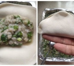 包饺子（内附饺子包法视频和煎饺做法以及白菜猪肉馅，黄瓜虾仁馅，韭菜鸡蛋木耳虾仁馅，小白菜木耳猪肉虾仁馅 鱼馅等调制方法）的做法 步骤31