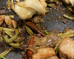 焖卷子（排骨茄子豆角底）的做法 步骤6