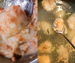 裙带菜墨鱼丸（虾丸）豆腐汤的做法 步骤5