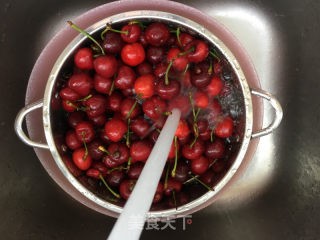 花酿樱桃冰水