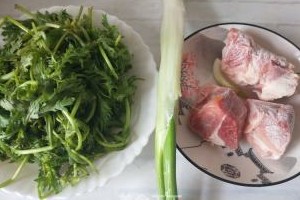 茼蒿肉馅饼