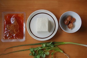 蒜蓉金沙豆腐