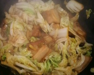 冬季最爱的家常菜！大白菜炖大豆腐或干豆腐的做法 步骤10