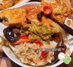 酸辣白菜豆腐～超级下饭菜的做法 步骤11