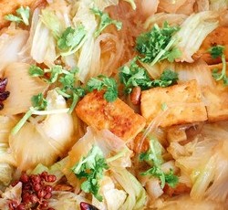 家常「白菜粉条炖豆腐」干饭神菜👍👍👍的做法 步骤23