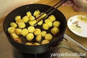 铁板海鲜日本豆腐 Seafood with Japanese Dofu的做法 步骤2