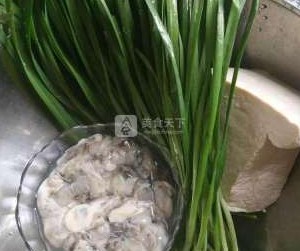 小策海鲜今日菜谱：生蚝煎饺 牡蛎，海蛎，韭菜豆腐饺子