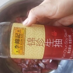 减脂牛肉吃法二——黄瓜香菜拌牛肉的做法 步骤5