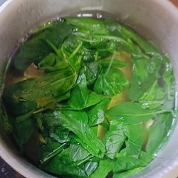 也跟着狂飙一把，来个西红柿鸡蛋菠菜面给宝宝吃的做法 步骤3