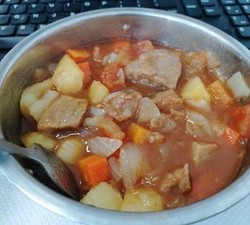 电饭盒咖喱土豆西红柿牛腩是时候贴秋膘了的做法 步骤11