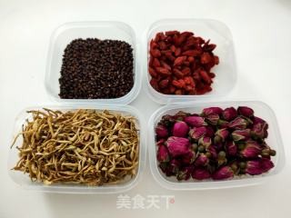 金银花决明子玫瑰茶