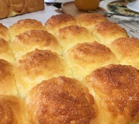 椰蓉小餐包🥯鲜奶椰皇面包🍶无馅料减脂饱腹早餐