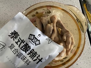 🍋柠檬酸辣鸡爪｜酸爽开胃 调料一包搞定❗️的做法 步骤5