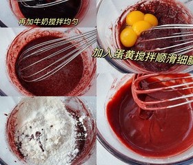 高颜值红丝绒奶酪蛋糕卷的做法 步骤2