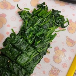 爽口小菜—菠菜鸡蛋豆干的做法 步骤4