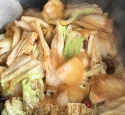 家常「白菜粉条炖豆腐」干饭神菜👍👍👍的做法 步骤19