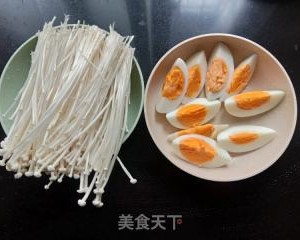 金针菇拌鸡蛋