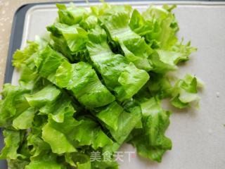 肉末豆腐炒生菜